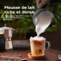 MOOSUM Mousseur à Lait Électrique 500ml, Mousseur à Lait Chaud et Froid Automatique, Chauffe-Lait Automatique, Machine à Chocola