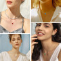 PROSILVER Collier Femme Pierre de Naissance Argent 925, Pendentif Fille Tête de Chat Mignon en Zircon Cubique