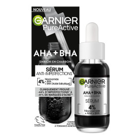 Garnier - Pure Active - Sérum Anti-Points Noirs & Imperfections au Charbon - 4% Niacinamide, Acide Salicylique & Acide Lactique 
