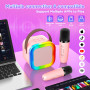 Gontence Machine Karaoke Enfant avec 2 Micros Enfants - Karaoké pour Enfants - Jouet Fille 3-10 Ans - Cadeau Fille 3-12 Ans - Mi