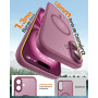TOCOL Coque Magnétique pour iPhone 16 Plus 6,7 Pouces, Compatible avec MagSafe, Protection de l'objectif améliorée, Coque Mat Tr