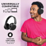 PowerLocus Edge Casque Bluetooth sans Fil, Casque sans Fil sur l'oreille, Hi-FI Stéréo, Micro SD/TF, Écouteurs avec Microphone I