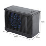 Ejoyous 12V Portable Climatiseur Ventilateur Mini Climatiseur 12V Ventilateur De Refroidissement De Voiture pour Voiture Camion 