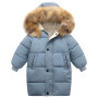 amropi Enfant Fille Manteau Parka Epaisse Veste à Capuche Chaud Hiver Blouson pour 2-10 Ans
