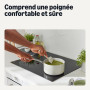 Amazon Basics Lot de 5 Spatules en Silicone, Sans BPA, Adaptées à la Chaleur, Passent au Lave-Vaisselle, Gris Lin