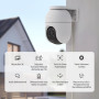EZVIZ C8c 5MP Caméra Surveillance WiFi Extérieure à 360° avec Suivi Auto-Zoom, Détection de Forme Humaine/Véhicule, Vision Noctu