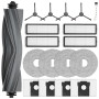 18 Accessoires pour Dreame L10s Plus Robot Aspirateur Laveur, 1 Brosses Principale, 4 Sacs à Poussière, 4 Filtre, 4 Chiffons de 