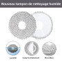 18 Accessoires pour Dreame L10s Plus Robot Aspirateur Laveur, 1 Brosses Principale, 4 Sacs à Poussière, 4 Filtre, 4 Chiffons de 
