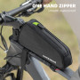 ROCKBROS Sacoche de Cadre, Tube Supérieur Étroite pour VTT, Vélo de Course, Électrique - Environ 1,1 L