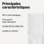 Amazon Basics Torchons de Cuisine Gaufrés en 100% Coton Biologique - Ultra Absorbantes, Séchage Rapidpide, Chiffons de Cuisine s