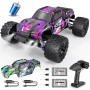 HAIBOXING Voiture télécommandée 1:18 sans balais, voiture RC 4WD 48 + km/h, haute vitesse, 2,4 GHz, voiture de course tout terra