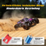 HAIBOXING Voiture télécommandée 1:18 sans balais, voiture RC 4WD 48 + km/h, haute vitesse, 2,4 GHz, voiture de course tout terra