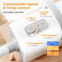 Pecute Pulseur pour Chien Caniche avec Modes de Cycle Chaud et Froid, Sèche-Cheveux pour Chien, Professionnelle Souffleur pour C