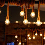 ZHIQIN 2 Pièces E27 Suspension Luminaire Induistrielle Lumière Suspendue De Corde de Chanvre Lampe Vintage Réglable Lampe Lustre