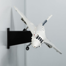 Brickify Support mural pour Lego 10318 Concorde Icons Set | Support mural coudé (coudé)