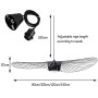 YONIISEA Lustre Vertigo 120 cm, Suspension Rétro Vertigo Salon Lustre, Lampe LED E27 Max 40W, Conception de Chapeau en Tissu de 