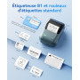NIIMBOT B1 Étiqueteuse Portable, Identification Automatique pour Larges Étiquettes Autocollante, Facile à Utiliser pour Le Burea