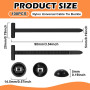 Redamancy 100 Pièces Attaches Autobloquantes Universelles en Nylon, Serre Câbles Rivets en Plastique, Attaches Cable Polyvalente