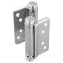 MUNGHOK 4 Pieces Charnière de Porte Inox, Battante Charniere Porte Lourde 75 mm, Charniere avec Vis de Montage pour Salon, Café,