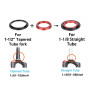 Nimomo Roulements De Casque De Vélo Casque De Vélo De Route Conique Casque De Fourche Avant De Vélo Tube Conique à Tube Droit 42