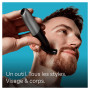 Braun Tondeuse Électrique Pour Hommes Series X, Hybride Pour Le Visage Et Corps, Entretien Simple De La Barbe Avec Une Lame 4D I