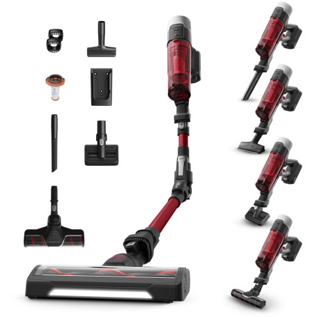 Rowenta X-Force Flex9.60, Aspirateur balai sans fil multifonction, Performant avec 100AW, Autonomie 45 minutes, Ultra léger, Tub