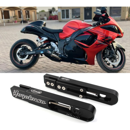 Kit de bras oscillant étendu pour Suzuki Hayabusa GSXR 1300 1999-2024 Gen1 2 3 Extension Bras oscillant usiné CNC Accessoires de