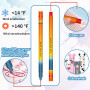 VyxStelyndric Lot de stylos gel-effaçables - Noël Erasable Ink Pens avec encre effaçable thermosensible, une variété de couleurs