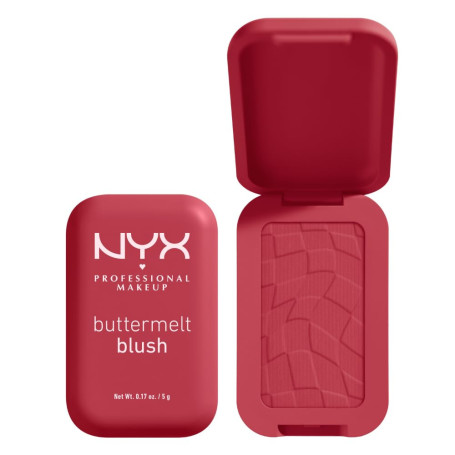 NYX PROFESSIONAL MAKEUP - Blush en Poudre, enrichi en beurre de mangue, beurre d'amande & beure de karité - Texture Fondante - F