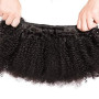 Tissage Naturel Cheveux Humain Afro Kinky Curly Human Hair Bunldes 4B 4C Meche Bresilienne Vierge Remy Cheveux Humains Tissage B