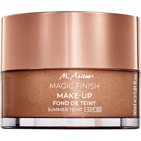 M. Asam MAGIC FINISH Summer Teint Spf 30 Fond Mousse (30ml), une Base Maquillage 4-En-1 : Primer, Make Up, Poudre & Anti-Cernes,