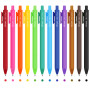 YISAN Stylo à bille Gel Rétractable Multicolore,12 couleurs,71044
