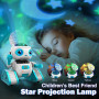 Subtail Robot Enfant Jouet - Robot Télécommandés Rechargeables avec Veilleuse Projecteur Ciel Etoile - Jouet Enfant 3 4 5 6 Ans 