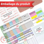 Enveloppe Budget Francais A6 Classeur Budget Planner - Carnet Budget avec 8 Défi de l'économie d'argent - Classeur Budget Franca