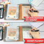 Enveloppe Budget Francais A6 Classeur Budget Planner - Carnet Budget avec 8 Défi de l'économie d'argent - Classeur Budget Franca