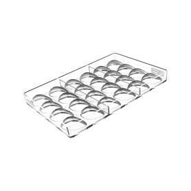 KIT QUENELLE 01 - CH038 TRITAN MOULD 42X27 H 17 MM + ICH038 SILICONE MOULD N.2