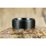 Epinki 8mm Anxiety Ring, Spinner Ringe Anti Stress Edelstahl Fidget Ring Stressabbau Hochzeit Versprechen Band, Verlobungsring E