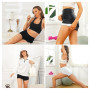Shorty Taille Haute pour Femme, Mini Short Femme Extensible Anti-Frottement, Hot Pant pour Yoga Gym Cycliste Sport