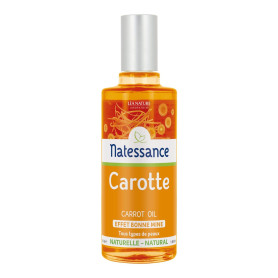 NATESSANCE Huile de Carotte Effet Bonne Mine 100 ml
