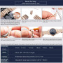 BINLUN Bracelet de montre en acier inoxydable à mailles ultra fines Bracelet de montre poli Bracelets de montre de remplacement 