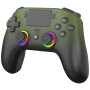 Subsonic – Manette pour PS5 sans fil avec palettes et Leds programmables fonction vibration et tactile – Manette PS5 Verte