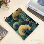craspire 15.8 x 9.8 Pouces Arbre Livre Douille Extensible Couverture de Livre Polyester élastique Lavable réutilisable Vert Plan
