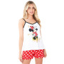 Disney Pyjama Short Femme, Ensemble de Pyjama Court, Pyjashort en Coton, Vêtements de Nuit Femme Fille Ado S-XL Stitch, Mickey, 