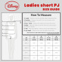Disney Pyjama Short Femme, Ensemble de Pyjama Court, Pyjashort en Coton, Vêtements de Nuit Femme Fille Ado S-XL Stitch, Mickey, 
