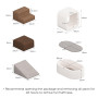 BanaSuper Blocs Mousse Éducatifs Modulables | Jeu de Motricité Intérieure pour Enfants Certifiée EN71 | Blocs à Grimper en Mouss