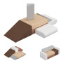 BanaSuper Blocs Mousse Éducatifs Modulables | Équipement de Jeu Souple pour Bébé | Canapé-lit de Jeu pour Enfants | Canapé-lit e