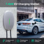 WISSENERGY Wallbox 7kW Type 2 Station de Recharge Voiture électrique, Monophasé 32A Chargeur Rapide véhicules électriques avec c