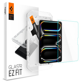 Spigen Glas.tR EZ Fit Verre Trempé compatible avec iPad Pro 11 Pouces M5 (2025) / M4 (2024), 1 Pièce, Kit d'installation inclus,