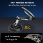 AONOKA Support Telephone Voiture Magnetique pour MagSafe,Support Smartphone Voiture Pliable,Rotation à 360°,Tableau Bord Pare-Br