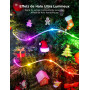 Govee RGBIC Guirlande Lumieuse de Noël Extérieure 10M, Lampe LED d'Halloween, Decoration Noël Intérieure, Lumière LED Extérieure